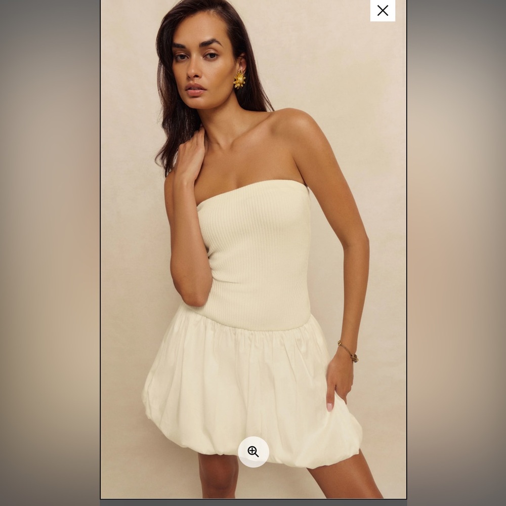 Reformation Margot Cotton Mini Dress